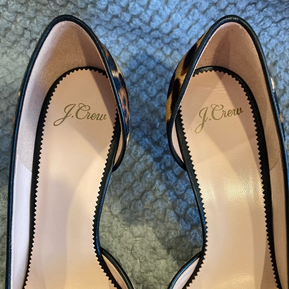 J. Crew Colette d'Orsay pumps in leopard calf hair - Picture 4 of 13